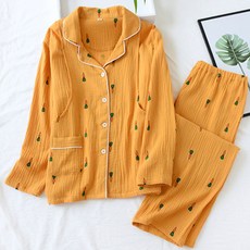 Lunaglam 孕婦產後調理長袖針織棉上下衣套裝