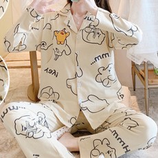 棉質孕婦睡衣上下身套裝 9153