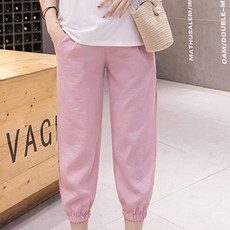 休閒時尚七分孕婦褲