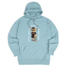 AiR Plane 長板熊熊寬鬆連帽T恤