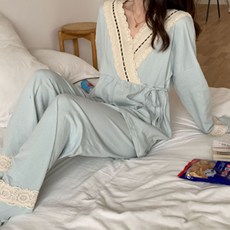 Minsung Company 孕婦蕾絲睡衣套裝