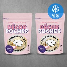 파밀리아펫푸드 강아지 화식 닭 180g + 칠면조 180g 세트 (냉동), 1세트