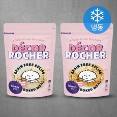 파밀리아펫푸드 강아지 화식 칠면조 180g + 연어 180g 세트 (냉동), 1세트
