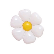joyparty 雛菊氣球 僅供充氣用 中型 55cm, 白色, 5個