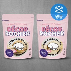 파밀리아펫푸드 강아지 화식 오리 180g + 칠면조 180g 세트 (냉동), 1세트
