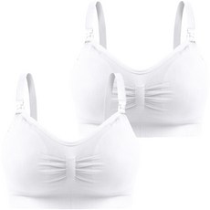 蝴蝶結素色孕婦內衣 2入