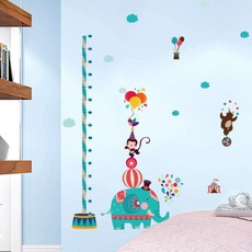 身高尺壁紙貼紙, 混合顏色