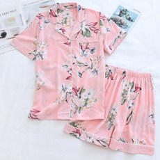 百合短袖睡衣套裝