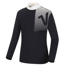 Volvik 富維克 男款高爾夫條紋半高領長袖T恤 VMTSMD98BK09510