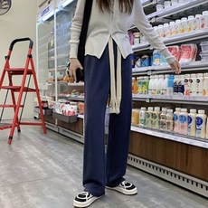 孕婦直筒休閒大尺碼運動褲