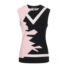 Volvik 富維克 女士高爾夫 V 領針織背心 VLKVM205BK08510