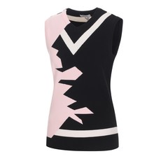 Volvik 富維克 女士高爾夫 V 領針織背心 VLKVM205BK09010