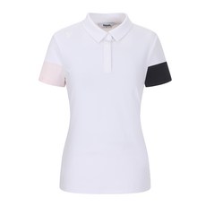 Volvik 富維克 女款高爾夫袖拼色點短袖T恤 VLTSMD91WH08510