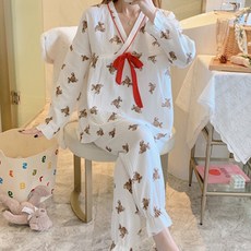 棕熊睡衣套裝