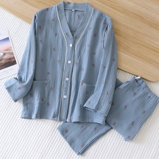 小蘋果圖案睡衣套裝