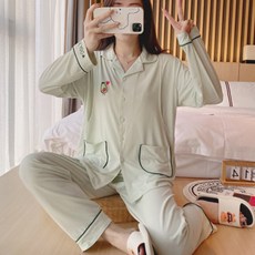 純棉冰涼睡衣睡褲套裝 7087