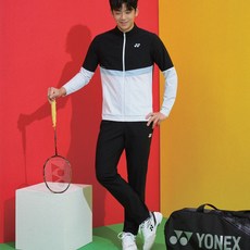 YONEX 男式梭織訓練上衣和下裝套裝 221WU005M