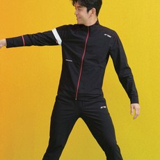YONEX 男式梭織訓練上衣和下裝套裝 221WU009M