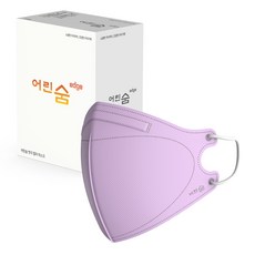 eorinsum Edge 鳥嘴型彩色口罩 大型, 淺紫色, 30入, 1個