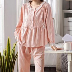 임산부 홈 웨어 편안한 면 상하의세트