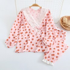 番茄設計圖案孕婦睡衣上下套裝