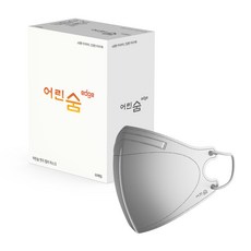 eorinsum Edge 鳥嘴型彩色口罩 新款 超超小型 嬰兒用, 30入, 銀色, 1個