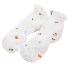 Organic Boom 老虎圖案夏季手套+腳套組