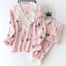 雙層紗布刷毛室內孕婦上下衣