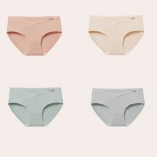 透氣孕婦低腰內褲組 4入