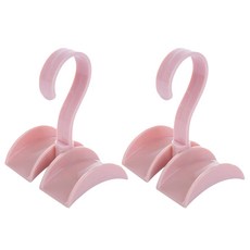 에이델라 갈고리 회전 가방 걸이대, 핑크, 2개