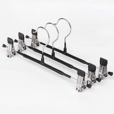 Allealle簡約彩色褲子衣架, 10個, 02黑色