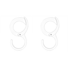 Adela S型多功能插槽支架掛架, 單一顏色, 2個