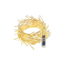 The GG LED鞭炮造型燈串 USB款 5m 200顆, 白嫩