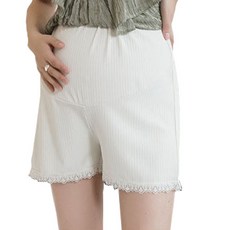 임부용 얇은 레이스 반바지 속바지 2p