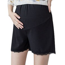 薄蕾絲孕婦短褲 2入