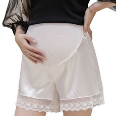 柔軟蕾絲孕婦內搭襯褲 2入