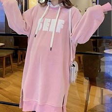 기모후드 캐주얼 임산부 원피스