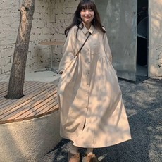 여성용 겟잇블루 패션 루즈 핏 그레이스 임부복 원피스