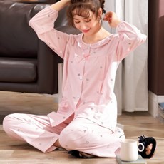 잠옷 느낌 임부복 상하의 세트 9107
