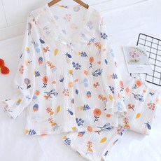 Estella 花朵蕾絲睡衣上下套裝