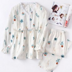 V領盆栽睡衣套裝