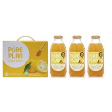 PURE PLAN 柚子濃縮液, 500ml, 3瓶, 1組