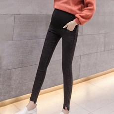 임부용 패션 데님 슬림한 하의