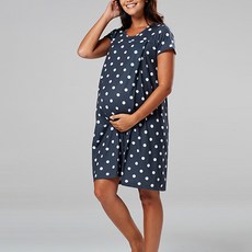 Estella 孕婦圓點印花連身裙 sds130