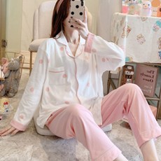 여성용 파자마 상하의 세트 5612