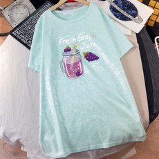 임산부 루즈핏 빅사이즈 반팔 티셔츠