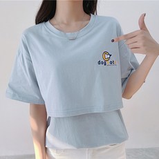 Estella 孕婦哺乳短袖上衣 CHS144