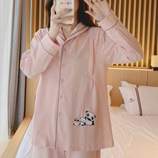 涼感孕婦睡衣上下套裝 7084