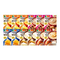 AJINOMOTO 味之素 VONO 濃湯組 玉米 3入+蘑菇 3入+起司 2入+奶油 2入+洋蔥 2入, 1組