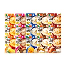 AJINOMOTO 味之素 VONO 濃湯組 玉米+蘑菇+起司+奶油+洋蔥風味 各3入, 1組